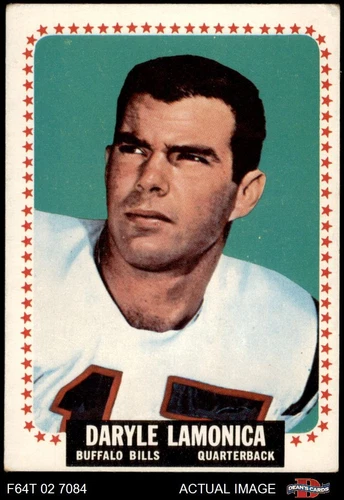 1964 Topps #31 Daryle Lamonica Bills RC Notre Dame 4 - VG/EX