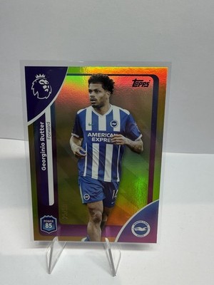 Georginio Rutter Gold Parallel /50 Topps Premier League 2025/26 Brighton