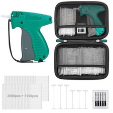 Tagging Gun for Clothing, Price Tag Gun for Clothes Labeler with Case, Standa...