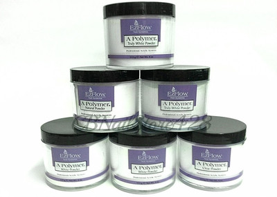 Ezflow Nail System - A Polymer Acrylic Powder 4oz/113g - Pick any color