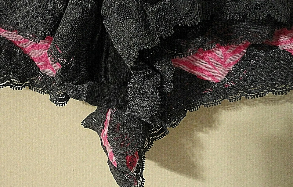 Трусики женское белье 6 черный серый фуксия 2 Pr мальчика шорты кружева Rene Rofe - Изображение 4 из 4