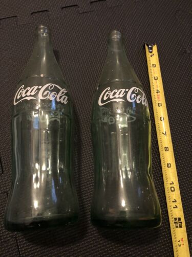 (2) Coca Cola grüne Flaschen 26 Unzen Vintage - Bild 2 von 4
