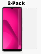 2-Pack Clear Tempered Glass Screen Protector for T-Mobile Revvl 7 5G