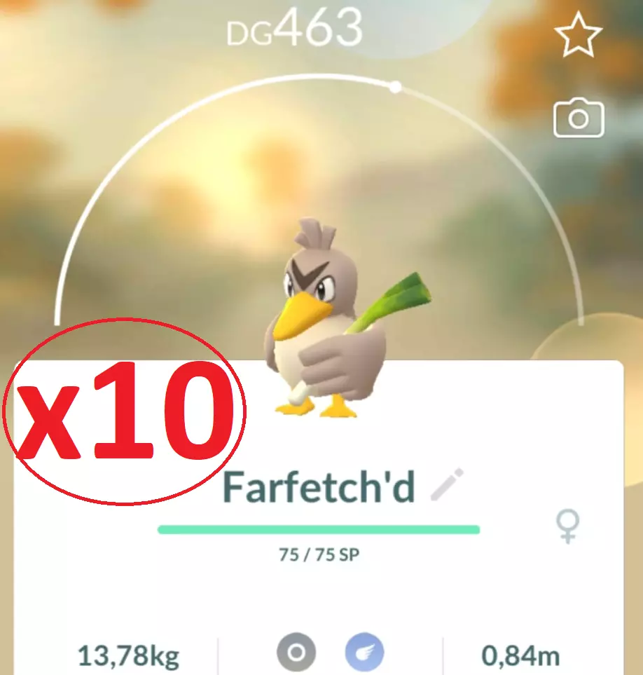 Pokémon GO Regional Farfetch'd FAST DELIVERY + SAFE