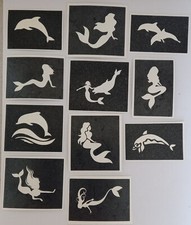Delfin & Meerjungfrau Themenschablonen für t...