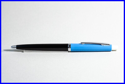 Vintage 1960s GEHA N° 305 Ballpoint Pen In Blue & Black With Black Ink