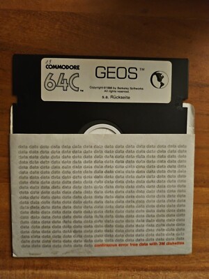 Geos Druckertreiber Einführungskurs Commodore C64 C Diskette Disk