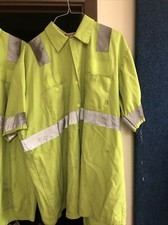 Men's Red Kap Work Shirt XL- SS Short Sleeve Hi Vis 3 for 20