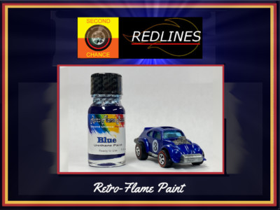 Retro-Flame ''Blue'' Urethane Paint for Hot Wheels RL Resto SCR-PT0010