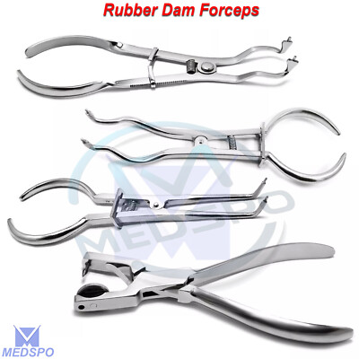 Dental Rubber Dam Clamp Brewer Stokes Forceps Forceps Endodontics  Instruments