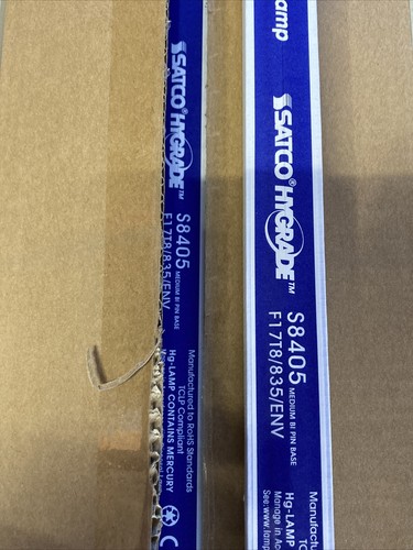 Satco Hygrade S8405 Medium Bi Pin Base Fluorescent Lamp F17T8/835/ENV Box Of 30