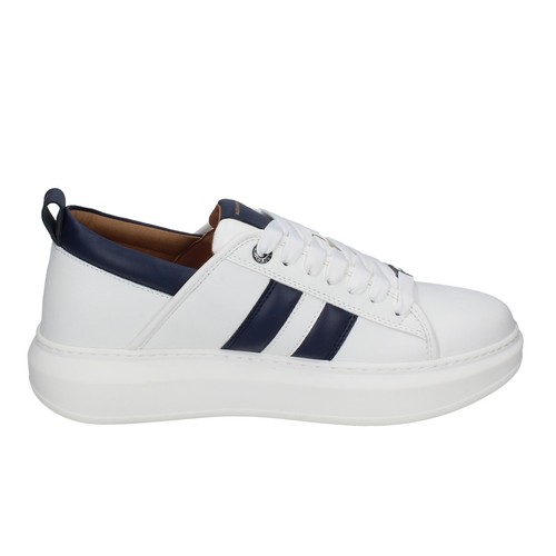 Chaussures Homme ALEXANDER SMITH 8 (EU 42) Baskets Cuir Blanc Bleu EX548-42 - Photo 3 sur 5