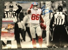 NY GIANTS DARIUS SLAYTON AUTOGRAPHED SIGNED 11x14 PHOTO JSA  COA   