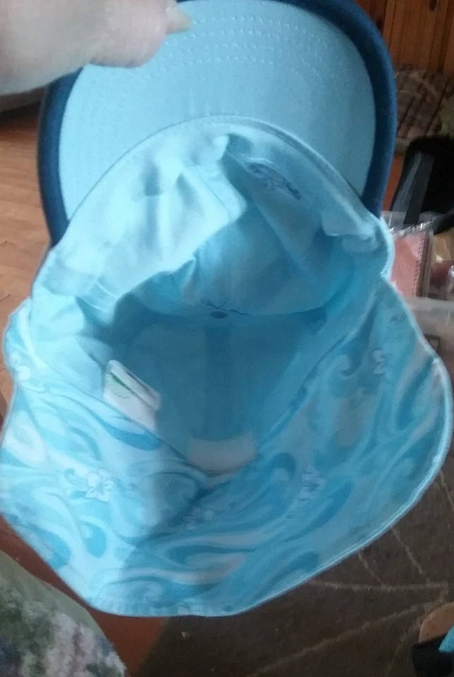Circo Sun Hat Kids Blue with embrobery Infant Baby Toddler - Image 4 of 4