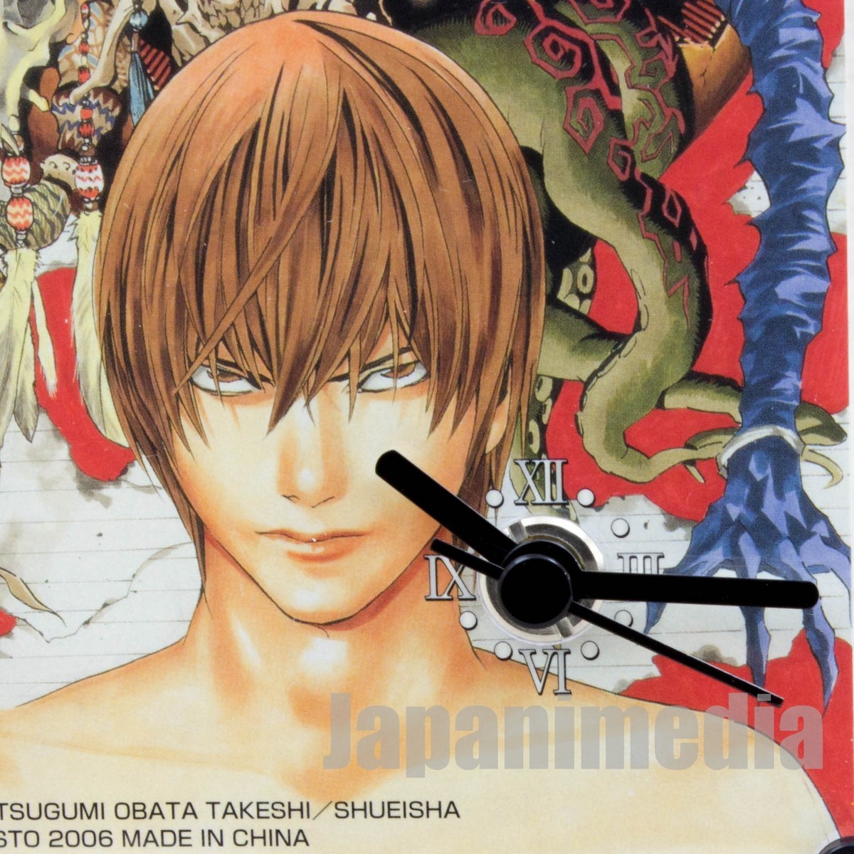 Death Note Picture Desktop Clock Yagami Light & Shinigami