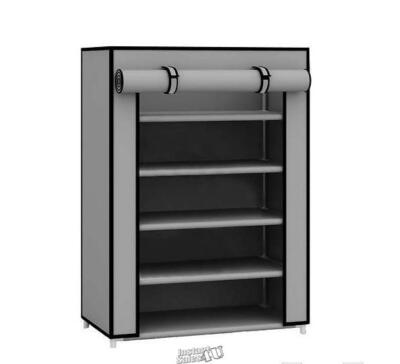 Home Basics 15-Pair Collapsible 5 Level Shoe Closet 24''Lx11.8''Dx31.5''H Free Ship