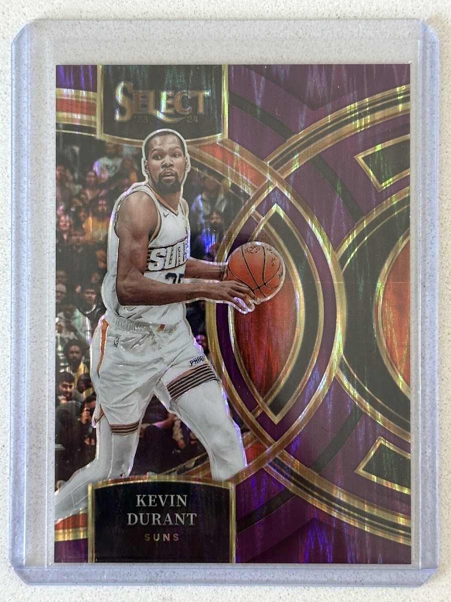 2023-24 Panini Select NBA Kevin Durant Premier Purple Flash Prizm /175 Suns