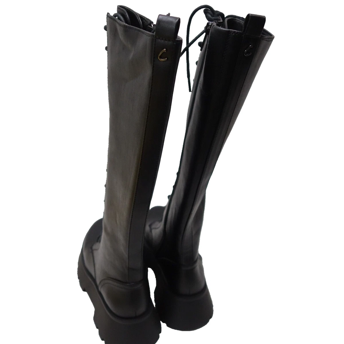 Circus Sam Edelman Womens Black Lila Tall Knee High Boots Size US