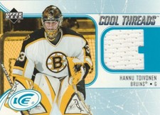 2005-06 Upper Deck Ice Hockey Hannu Toivonen Cool Threads Jersey CT-HT NM NHL
