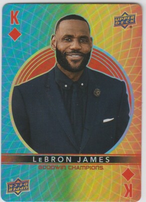 2022 LEBRON JAMES Upper Deck Goodwin Champions Playing Card Insert