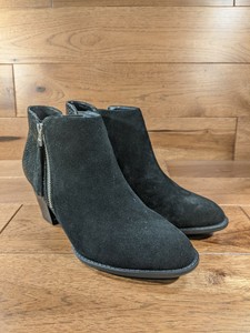 VIONIC 'Anne' Womens Black Suede Low-Heel Ankle Boot Bootie SIZE 9.5 *NEW* | eBay