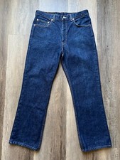 Vtg 80s 90s Levis 517 Faded Denim Jeans Flare Western Bootcut USA Sz 34x30