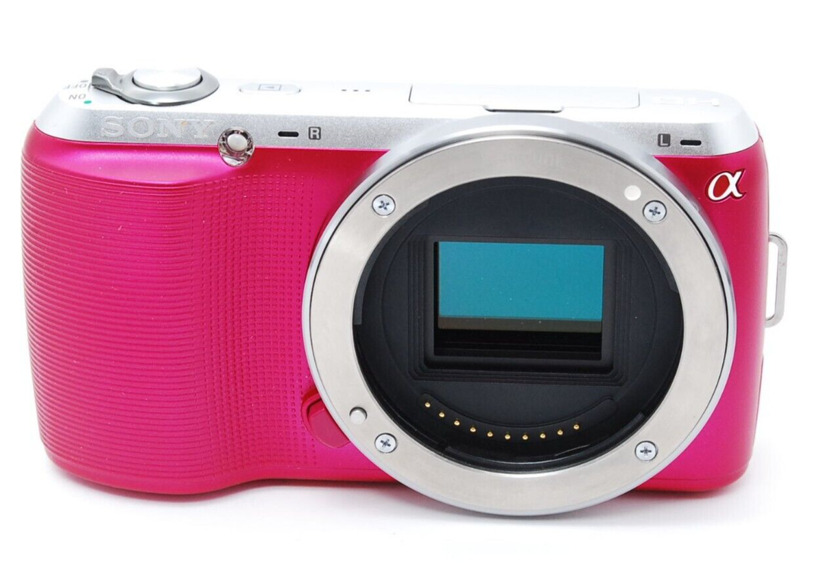 NEAR MINT] SONY NEX-C3 Pink Mirrorless alpha Double Lens Kit 16mm 