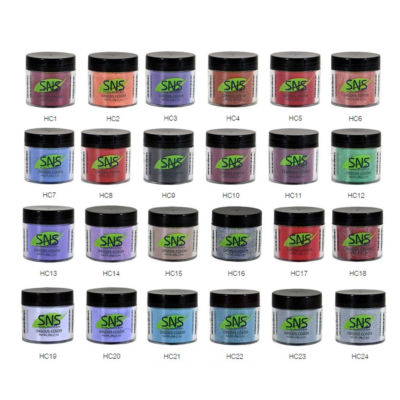 SNS Nail Gelous Dipping Powder Holiday Collection (HC1-HC24)  NO U/V. NO SMELL