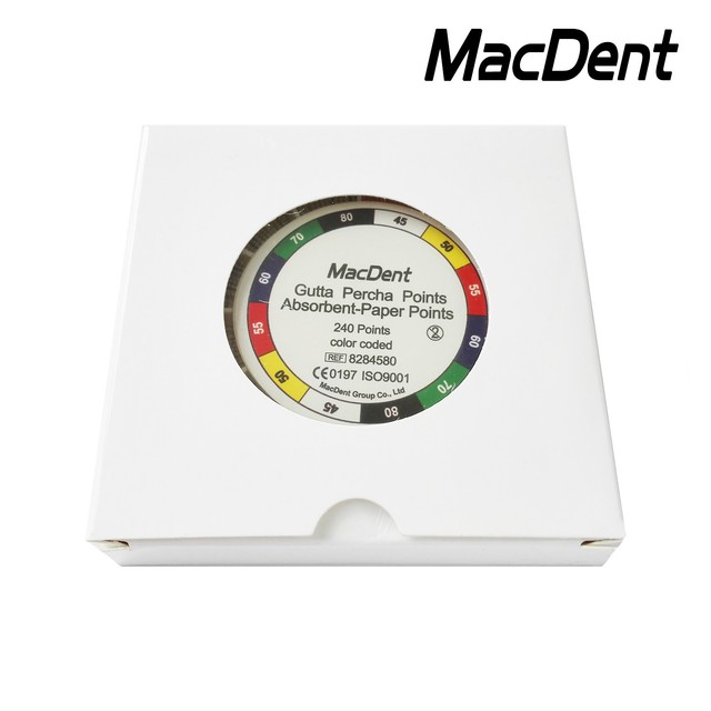 MacDent Dental Gutta Percha Point Absorbent Paper Points Mixed