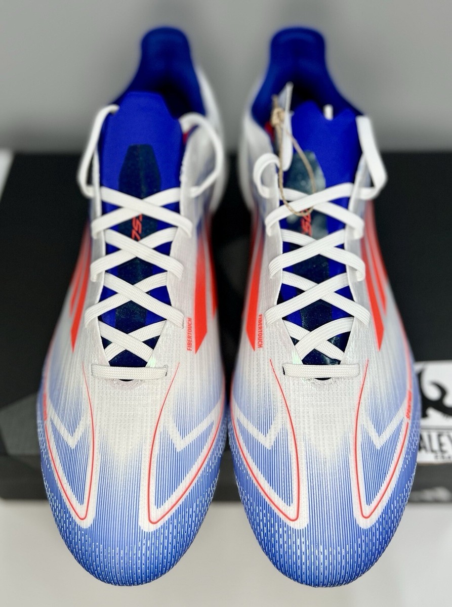 adidas F50 Pro FG Cloud White Solar Red Lucid Blue | Men's adidas F50 Pro FG Cloud White Solar Red Lucid Blue | Men's