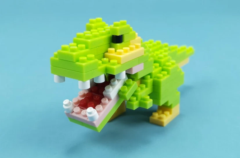 Daiso Petit Block Dinosaur Series Complete Set of 10 From Japan - Image 4 of 4