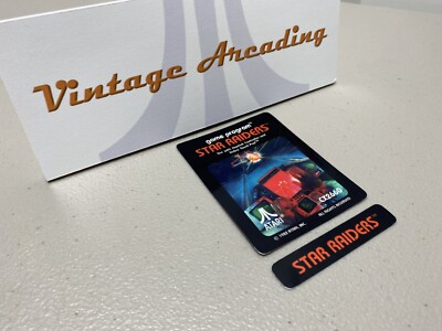 Star Raiders (Atari 2600) Replacement Label