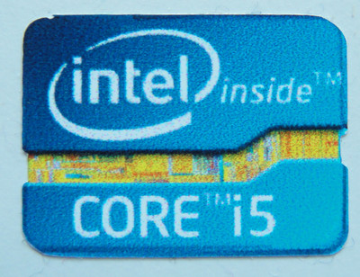 Intel inside Core i5 Sticker Logo for laptop desktop PC -Blue