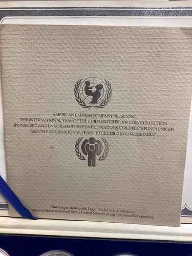 UNICEF “International Year of the Child” 18 Silver Coins- Includes RARE China - Picture 17 of 17