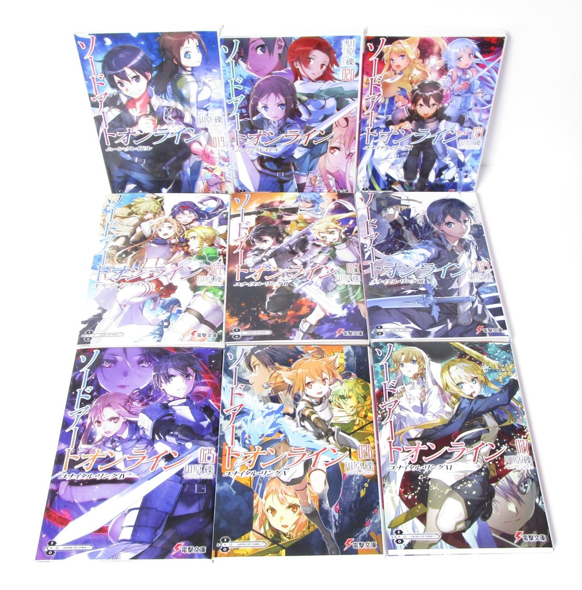 Sword Art Online Vol.1-28 Set Japanese Ver Light Novel | eBay