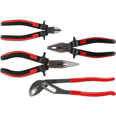 KS Tools ERGOTORQUE Pliers Set 4pc 115.1004