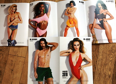 V Magazine US 2019 Poster Kalender HANNAH FERGUSON Hailey Clauson BADEANZÜGE @NEU