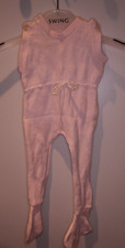 Vintage Romper Pink Knitted Size Approx 56 Attic Find