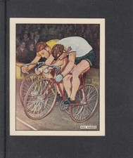 1957 Raleigh Bicycles Trade Card  - Reg Harris - World Champion  #47
