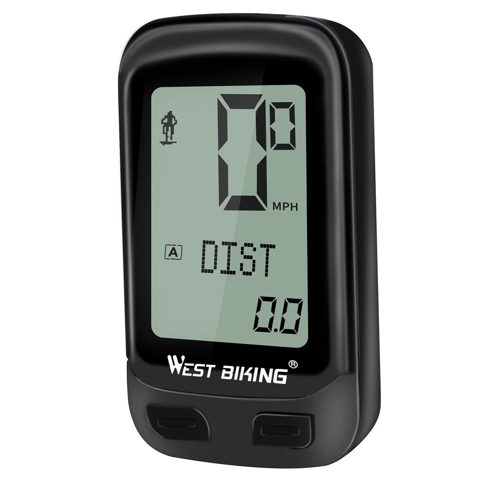 Waterproof Wireless Bicycle Computer LCD Bike Speedometer Odometer for Riders - Image 2 of 4