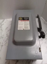 Sqaure D General Duty Safety Switch 100 A-240 Vac/V(2 Fuses)