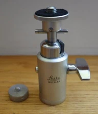 LEICA LEITZ WETZLAR BALL & SOCKET TRIPOD HEAD - 3/8 THREAD WITH ADAPTER= GERMANY
