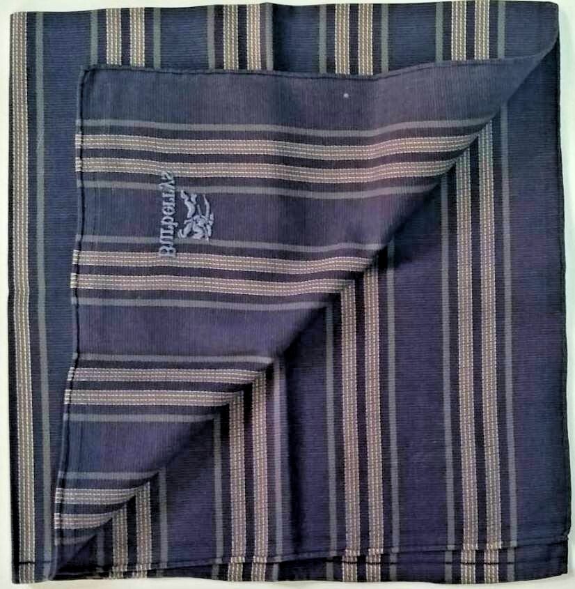 USED HANDKERCHIEF VINTAGE CLASSIC MEN'S POCKET SQUARE… Gem