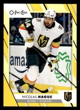 Nicolas Hague 2023-24 O-Pee-Chee Yellow Border #231