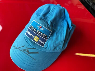 Mild Seven Renault F1 Team 2002 Jarno Trulli SIGNED team issue only race cap - Image 1 of 4