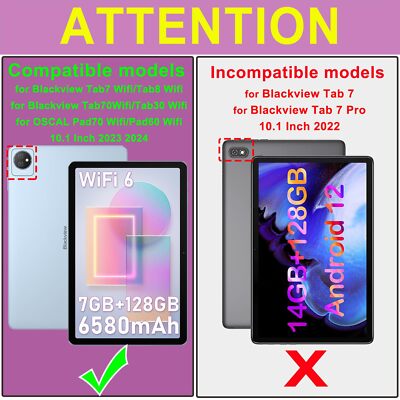 ATOOZ Soft Silicone Case for Blackview Tab 30 Wifi/70 WiFi Tablet