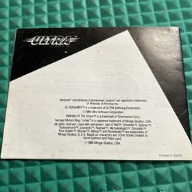 Teenage Mutant Ninja Turtles con manuale (Nintendo NES, 1989) USATO