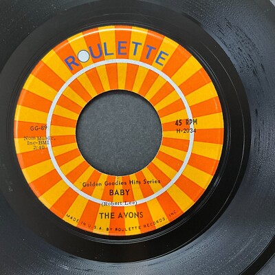 The Avons, Baby / Bonnie, 7'' 45rpm, Vinyl VG+
