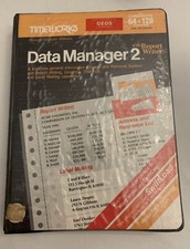 Timeworks Data Manager 2 Commodore 64  128 Program New In Box