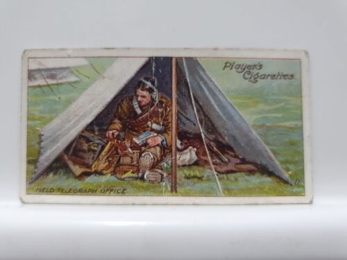 Players Cigarette Card Army Life #9 Field Telephone Office (RD1) - 第 1/2 張圖片